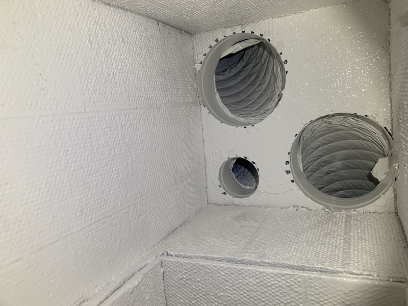 Duct plenum after restoration by Duct Restore